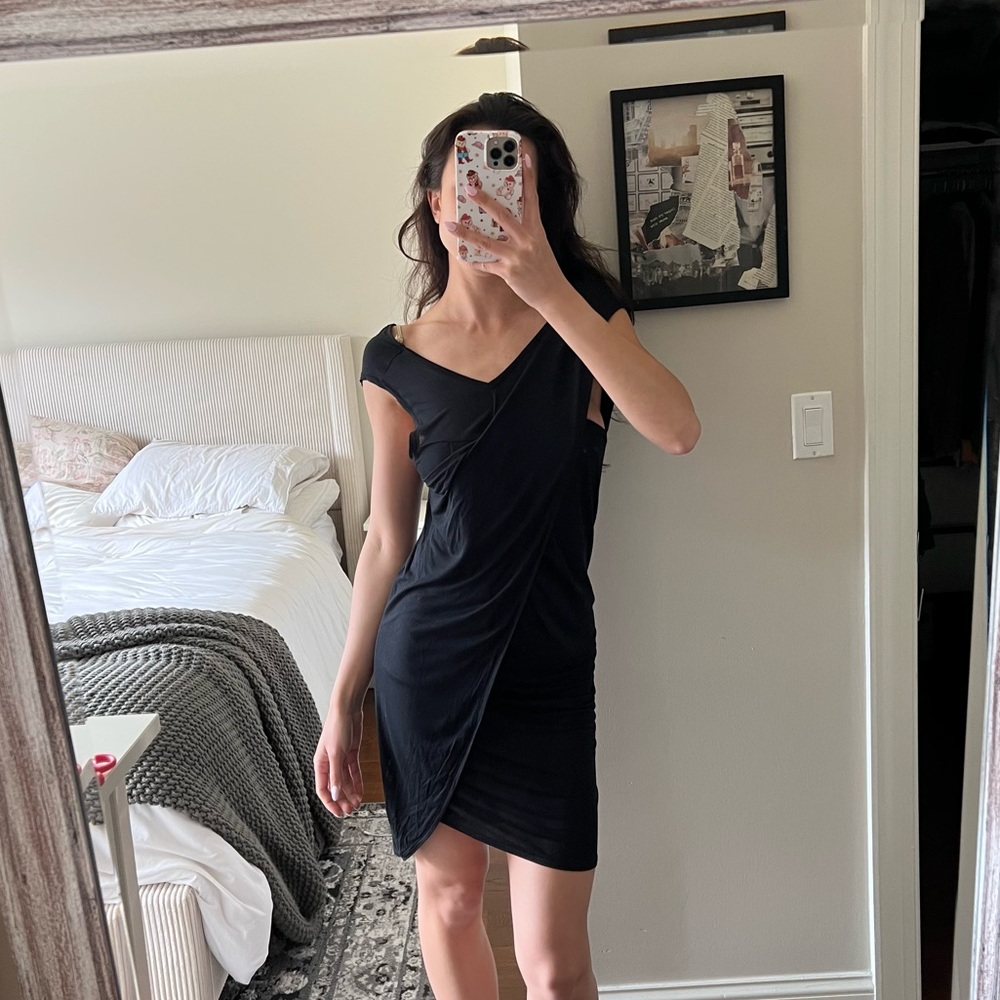 All Saints Marina Drape Dress